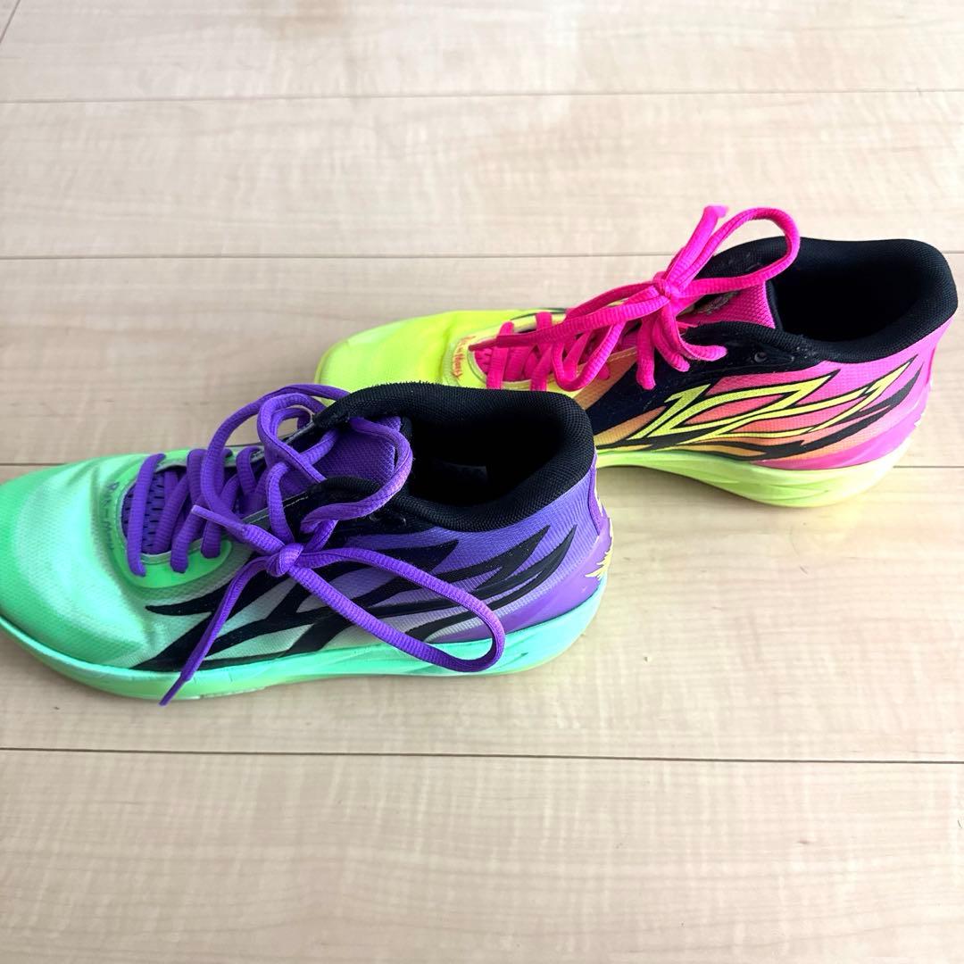 PUMA × LaMeloBall MBシリーズバスケットシューズNITRO搭載