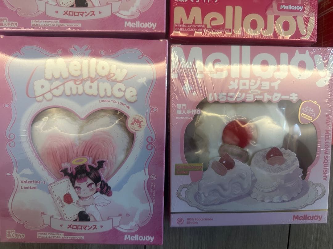 メロジョイ mellojoy ショートケーキ　スクイーズ まとめ売り5点　未開封