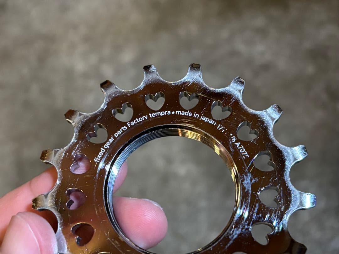 tempra cycle ピスト コグ 17T テンプラサイクル