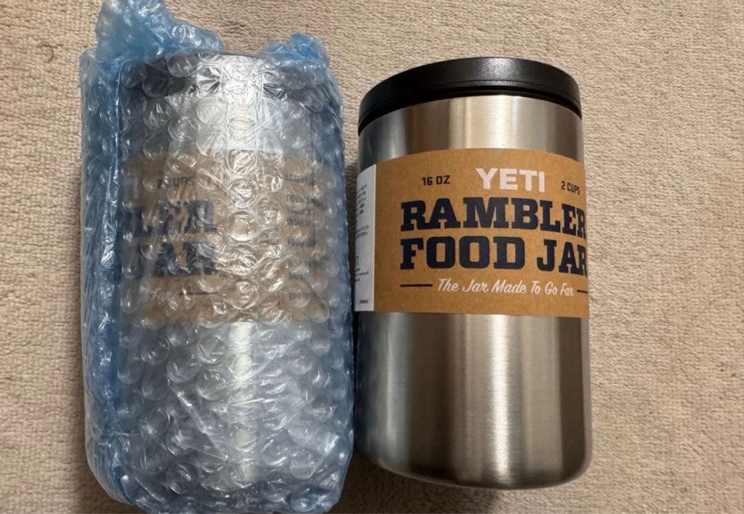 ２個セット！新品　YETI イエティ　フードジャー　シルバー　ランブラー