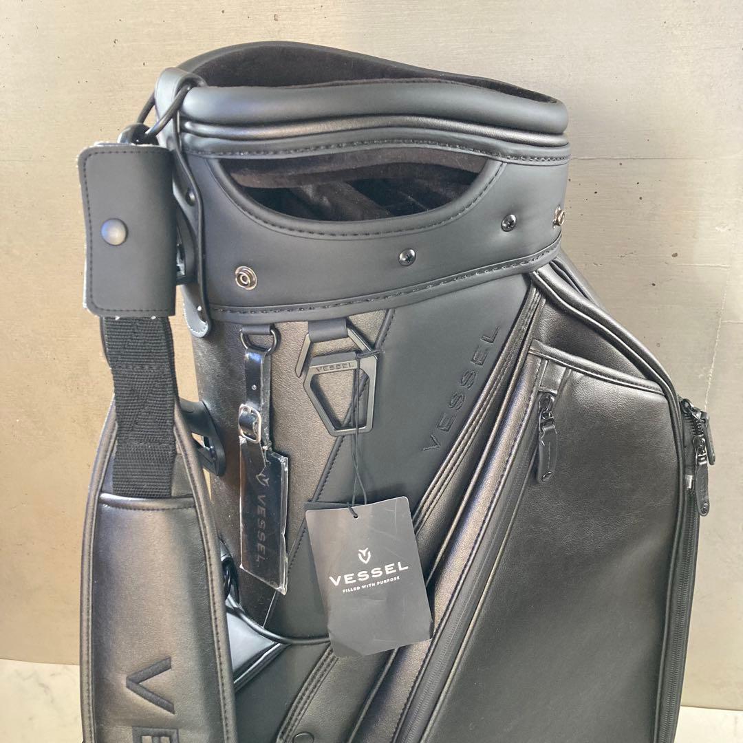 ⛳️新品並 VESSEL PRIME Staff ベゼル キャディバッグ 黒