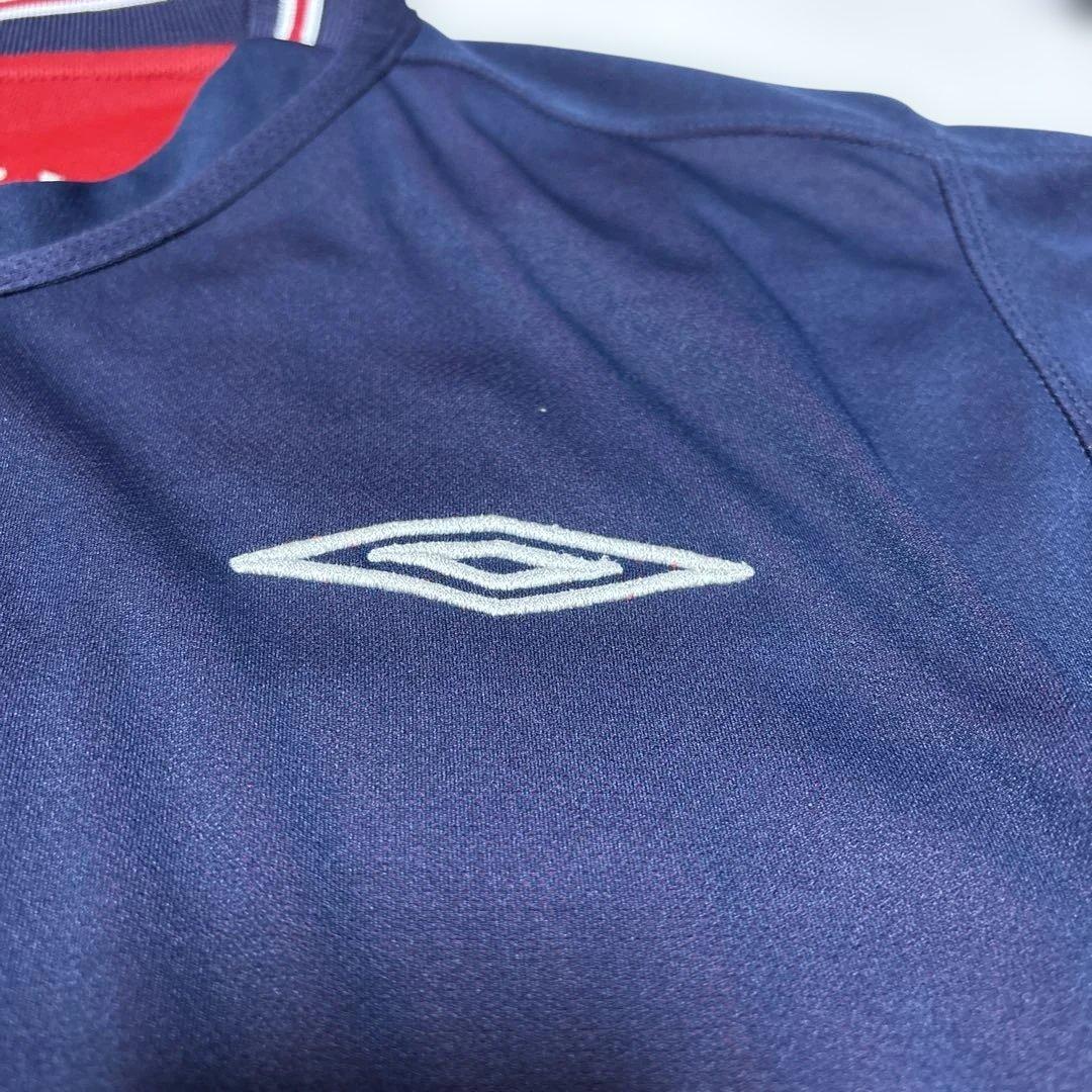 イングランド代表 サッカーシャツ Umbro 7 ベッカム　リバーシブル
