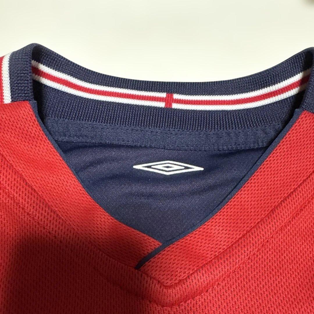 イングランド代表 サッカーシャツ Umbro 7 ベッカム　リバーシブル