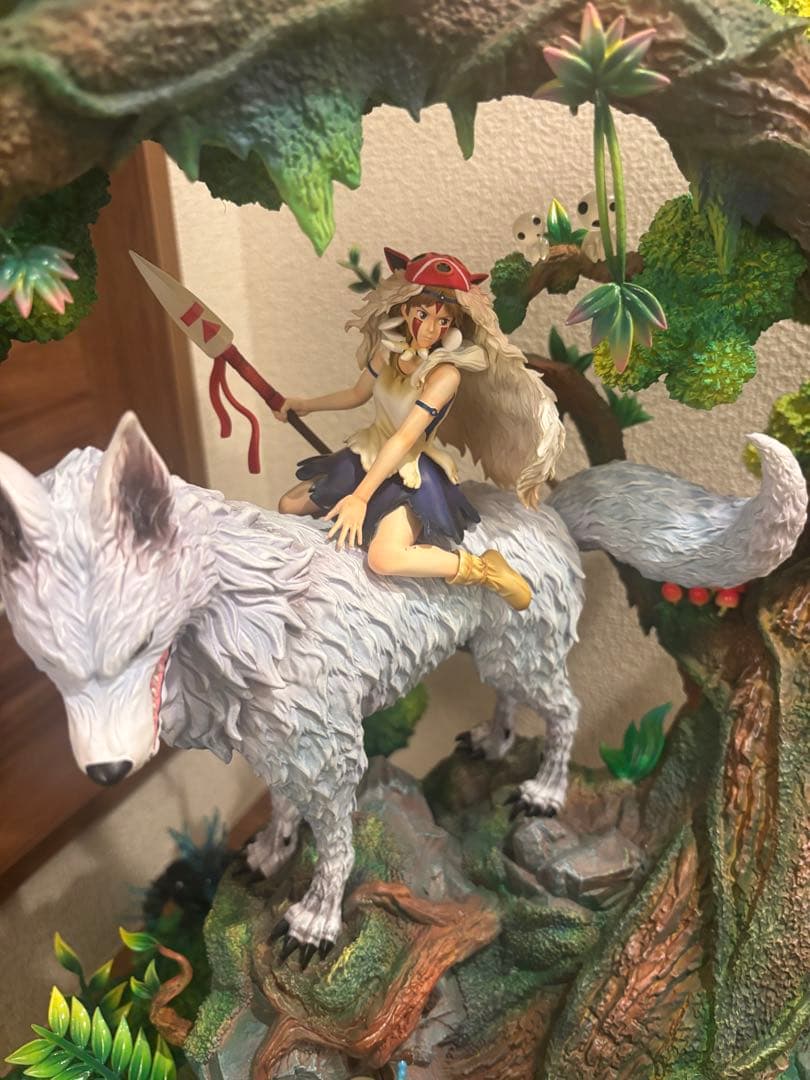もののけ姫　アシタカ　サン　フィギュア　ガレージキット　ジブリ