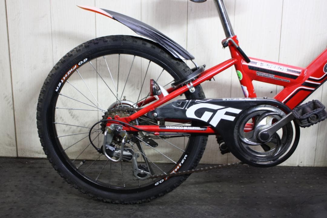 エンドウ商事製 GO FIGHTER 20型 シマノ6速 LED 子供用MTB