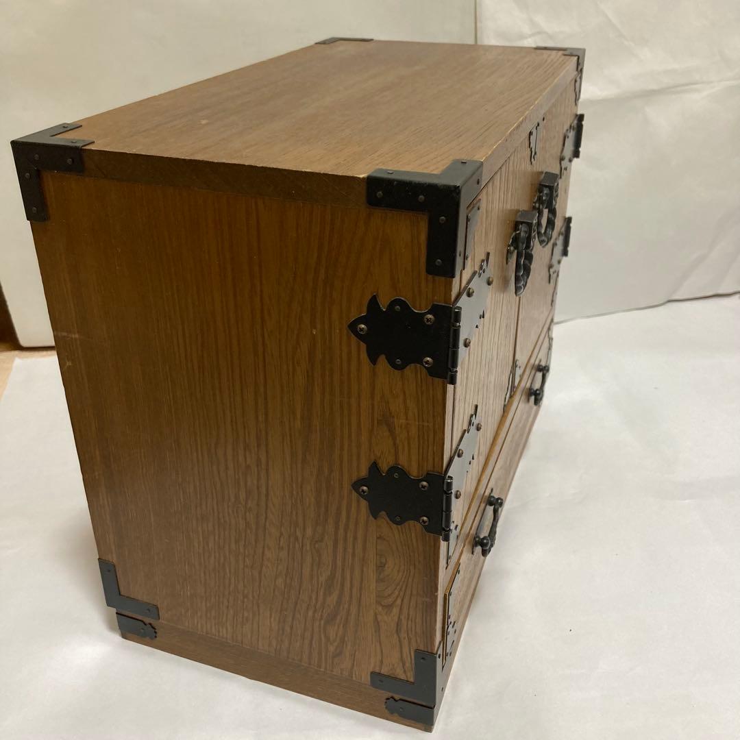 観音開き　薬箪笥 小箪笥　仙台箪笥レトロ　 アンティーク 和モダン　チェスト