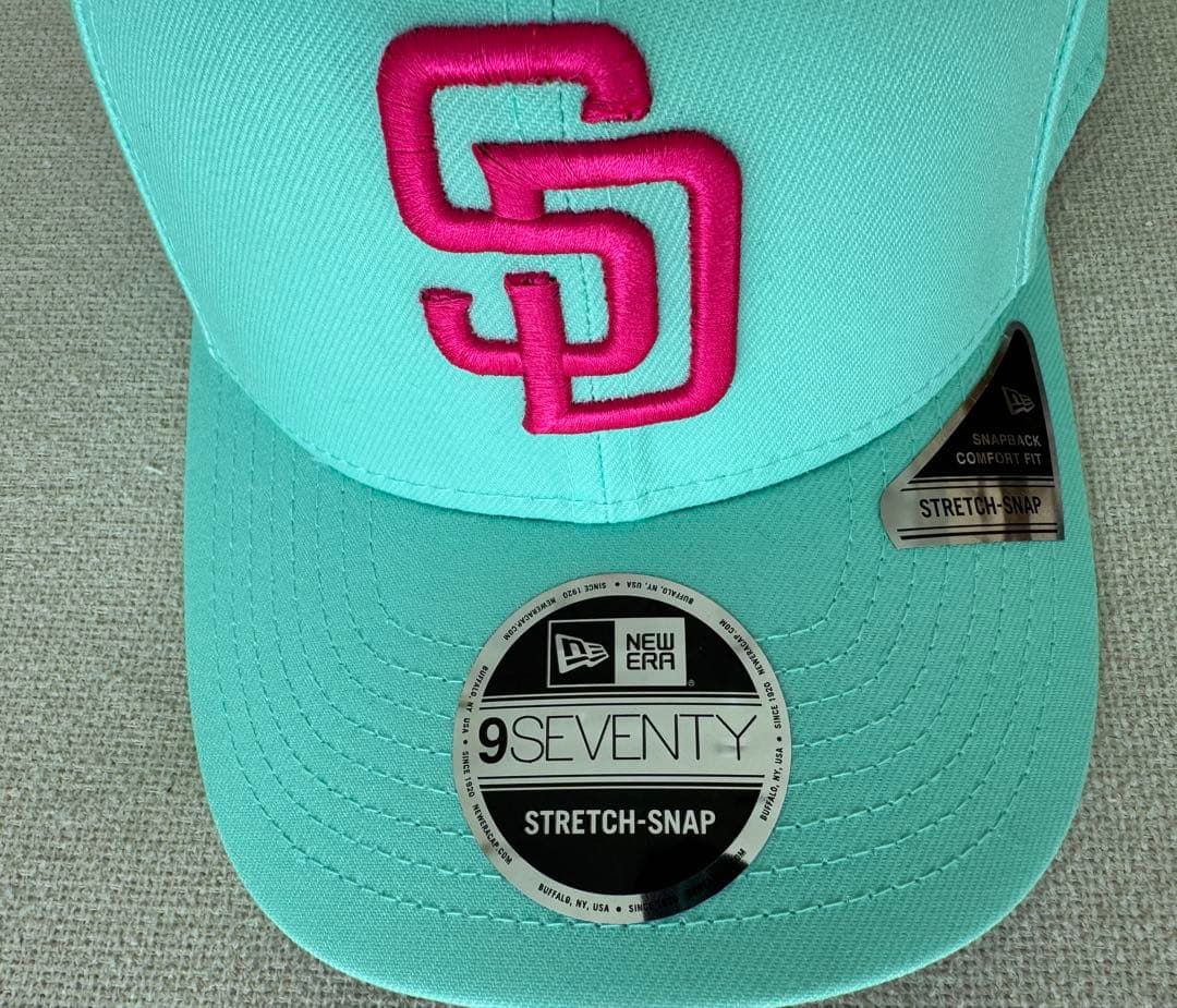 海外限定　サンディエゴ・パドレス　9SEVENTY シティコネクト・キャップ