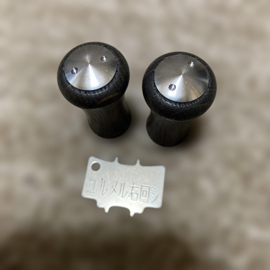 廃盤品 ダイワ DAIWA 純正 ウッドノブ ハンドルノブ ブラウン 2個セット