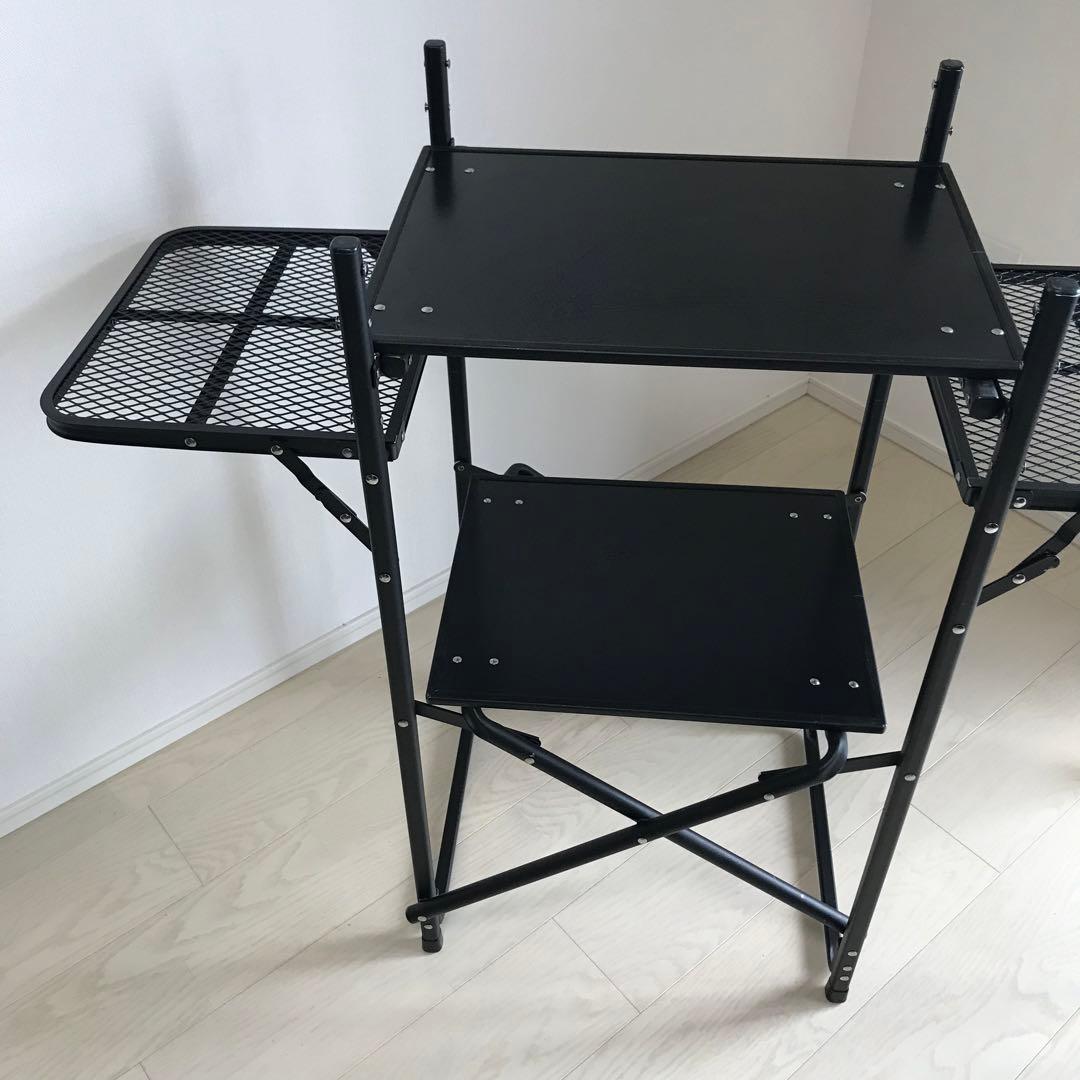 キャンパーズコレクション 山善 YAMAZEN キッチンラック キッチンテーブル