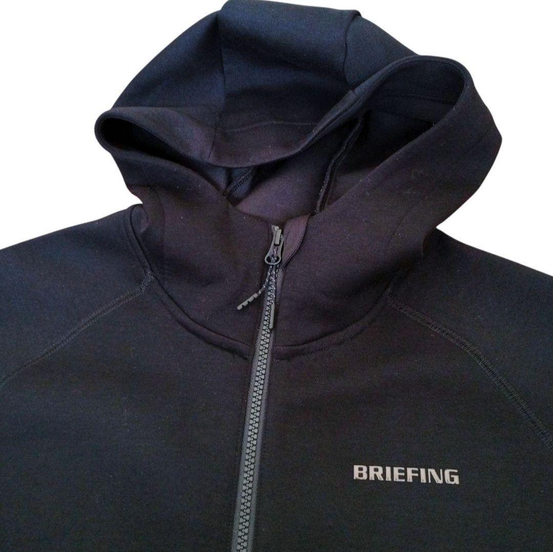BRIEFING ブリーフィング ゴルフ パーカー M 黒 防風 メンズ ウェア