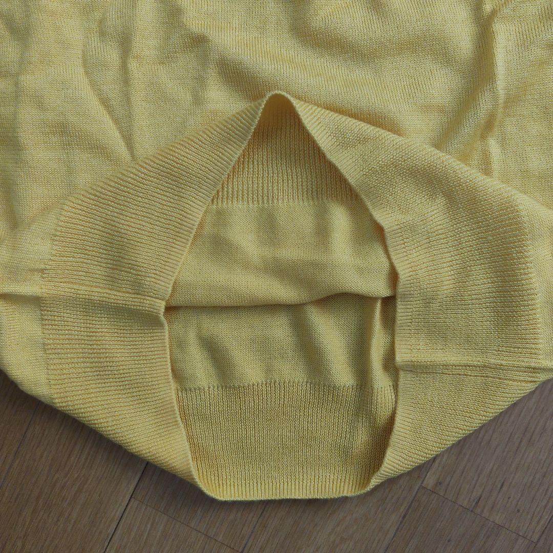 and per se イエロー ニットベスト