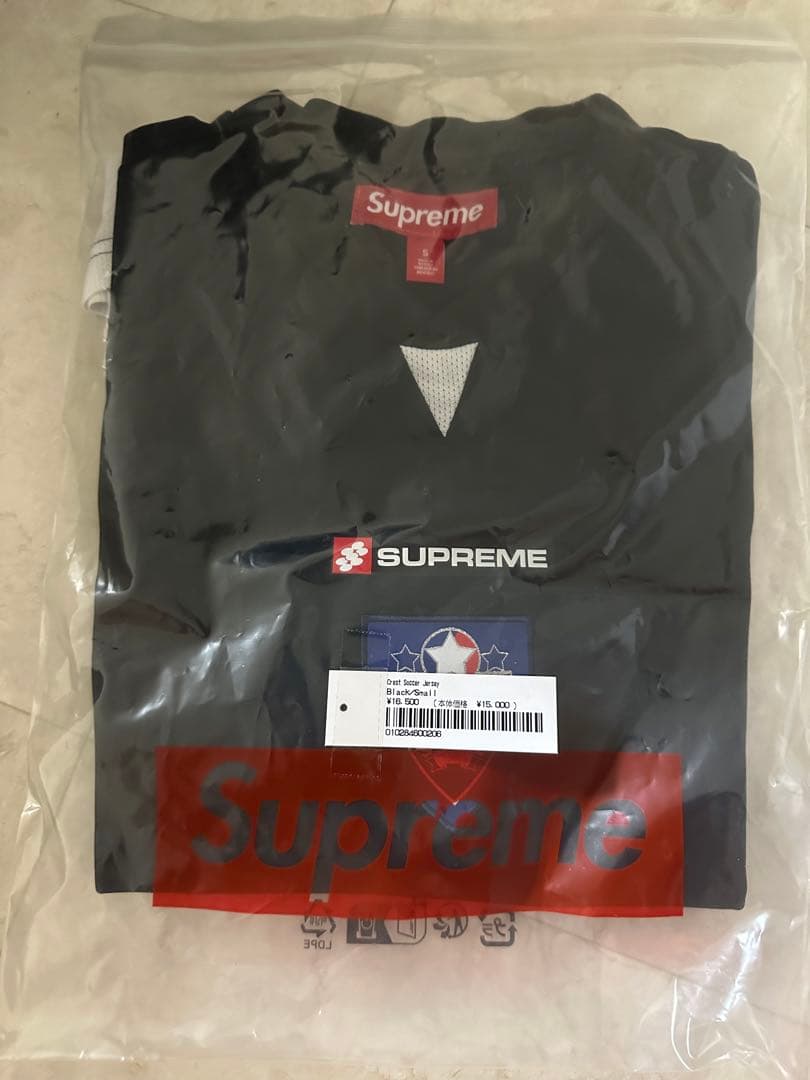 ウェア Supreme Crest Soccer Jersey \"Black\" S