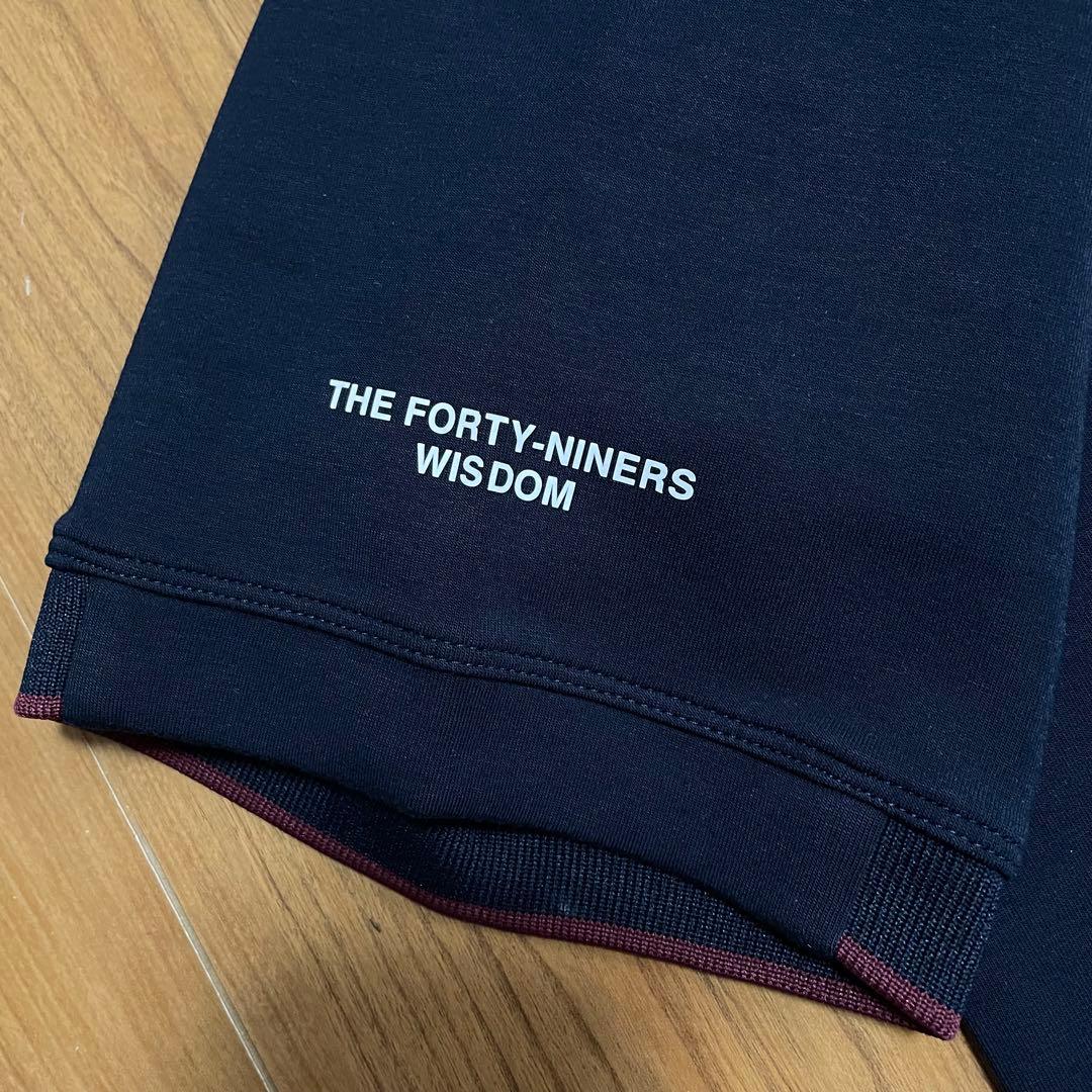 定価3.4万　2025モデル　TFW49 モックネック Tシャツ　ネイビー　XL