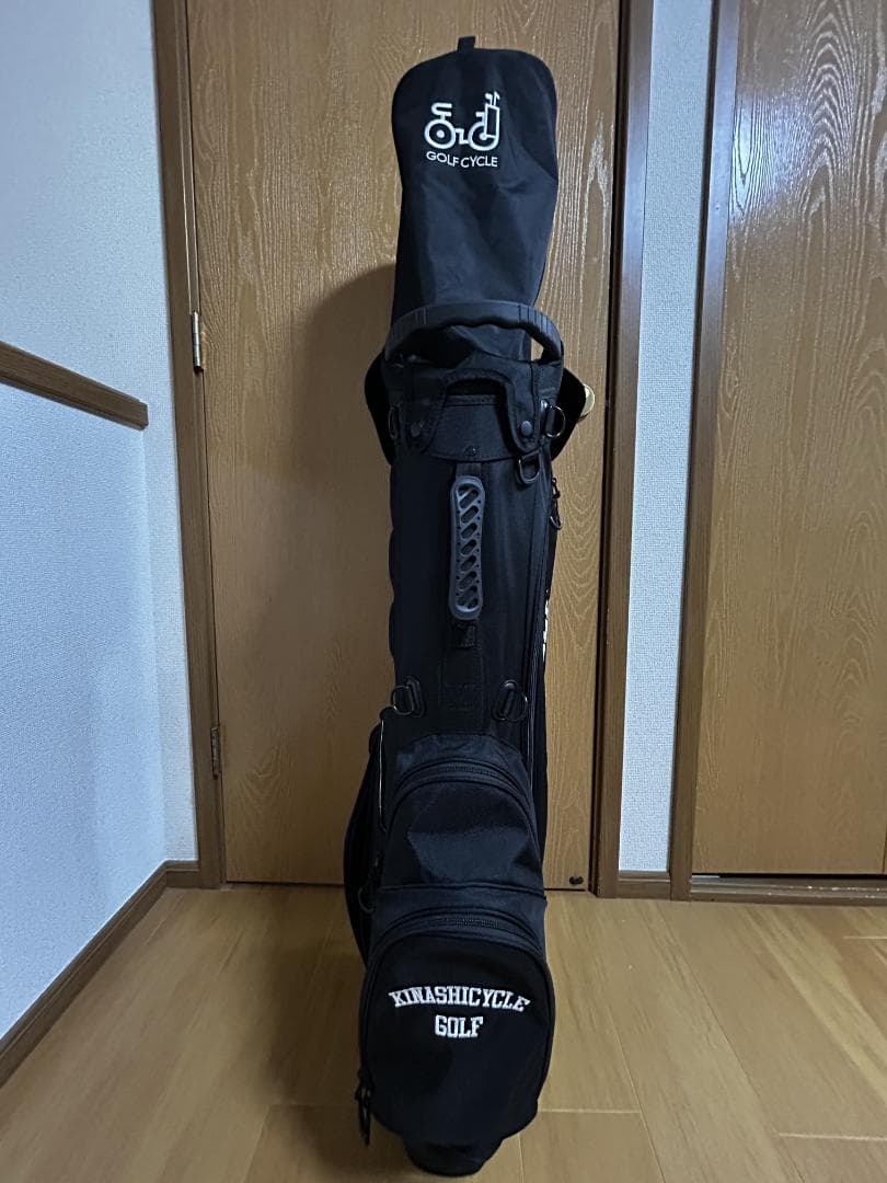 KINASHICYCLE スタンドゴルフバッグ 黒