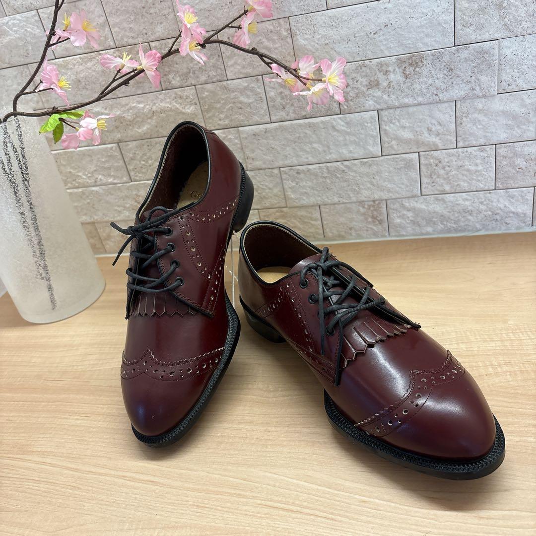 ✨希少・極美品✨オニツカタイガー 本革 ゴルフシューズ 26.5cm スパイク