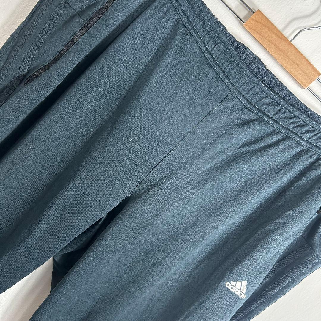 【adidas】 ヴィンテージ トラックパンツ ダークグリーン 古着 大きめ
