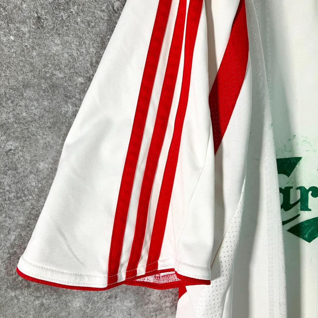 adidas　ユニフォーム　リヴァプール　サッカー　ホワイト　Carlsberg