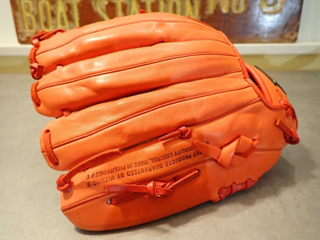 ミズノMIZUNO Gachi オールラウンド 軟式グローブ オレンジ