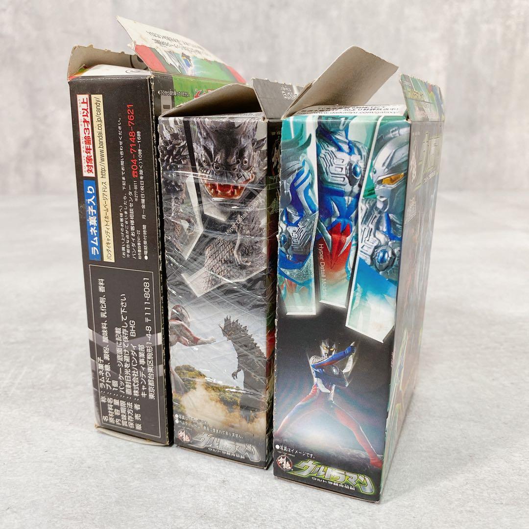 T697 BANDAI ウルトラマン ウルトラ銀河伝説 食玩 3個 まとめ
