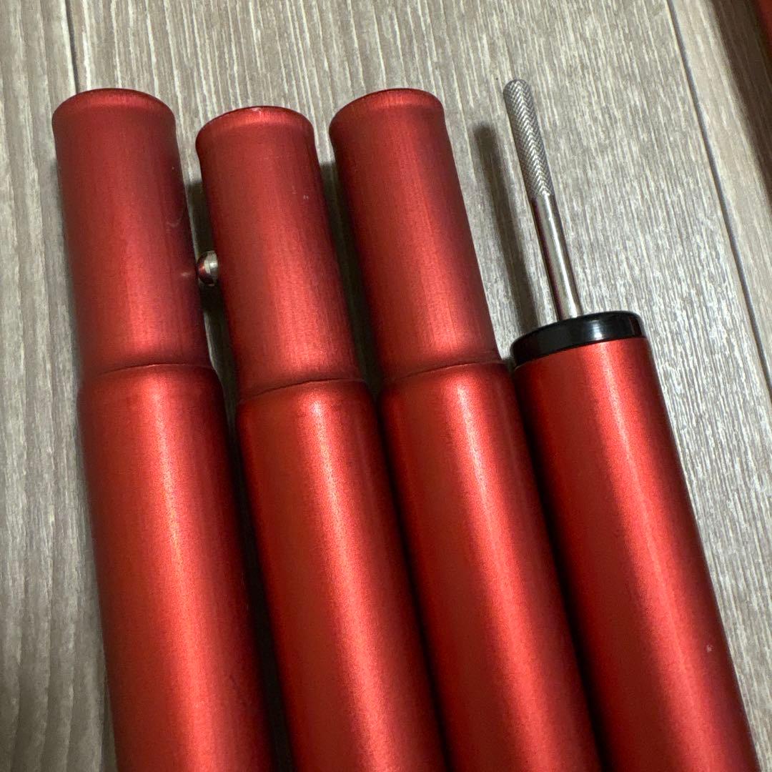 SHA33 スノーピーク ウイングポール レッド 240cm/280cm