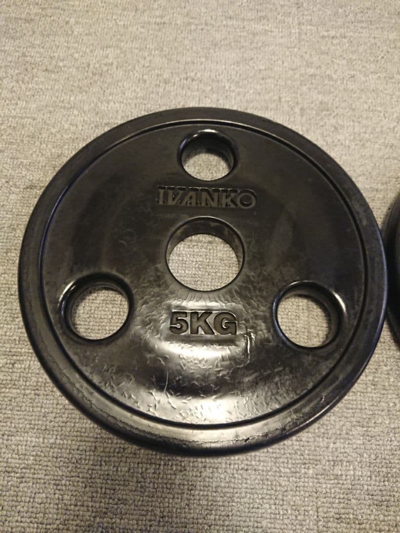 IVANKO 5KG オリンピックラバープレート 2枚セット