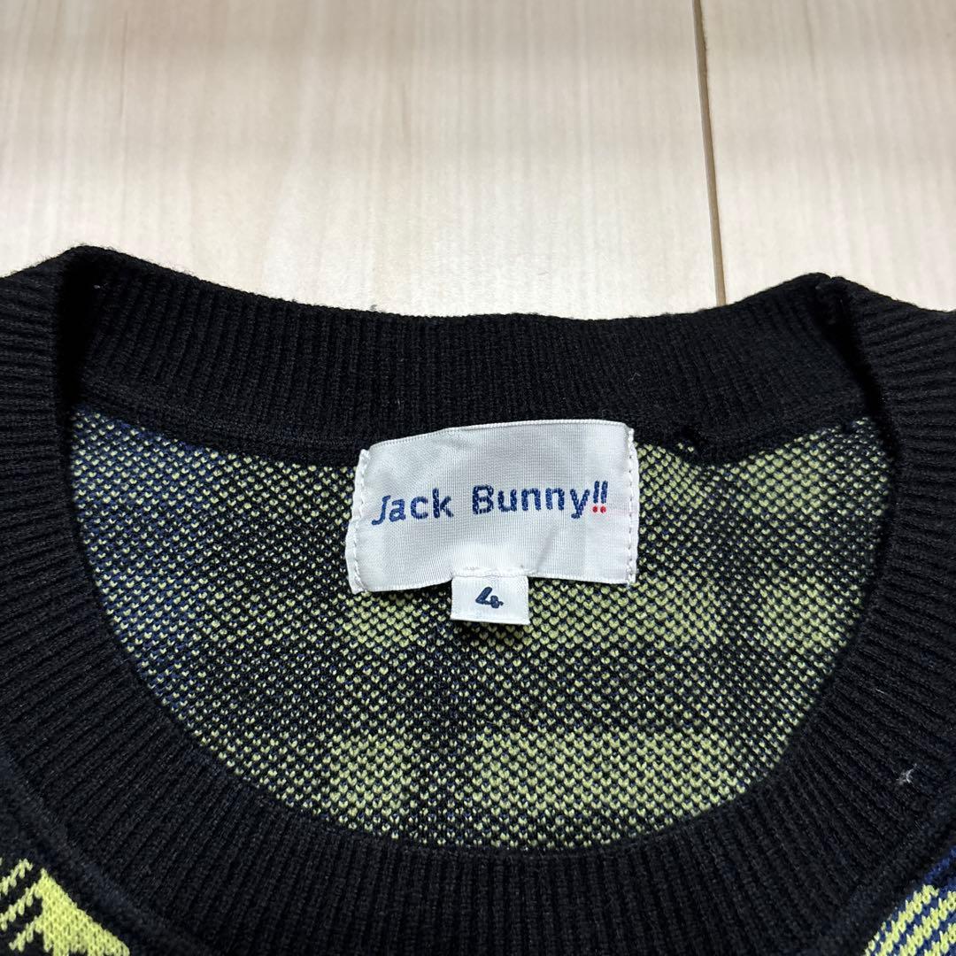 Jack Bunny!! チェック柄セーター サイズ4