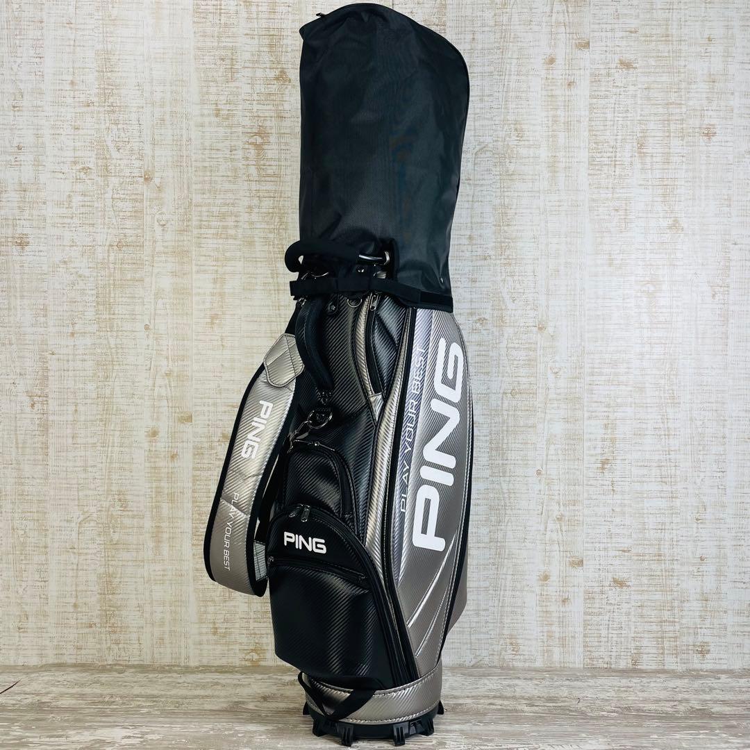 PING ピンPUソフトポリウレタン　スポーティー　キャディバッグ　9.5型