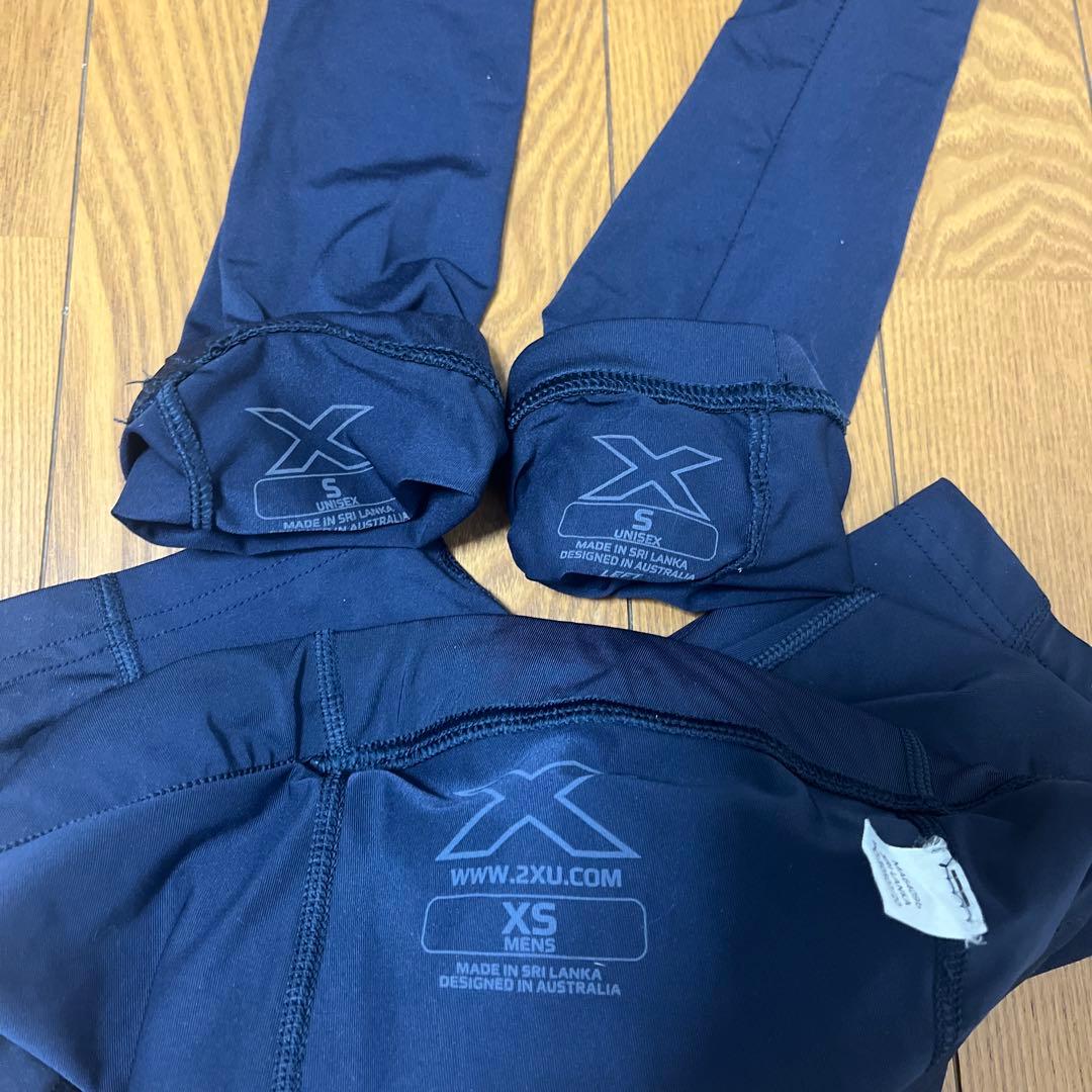 2XU ハーフタイツ　アームスリーブ　XSサイズ　Sサイズ