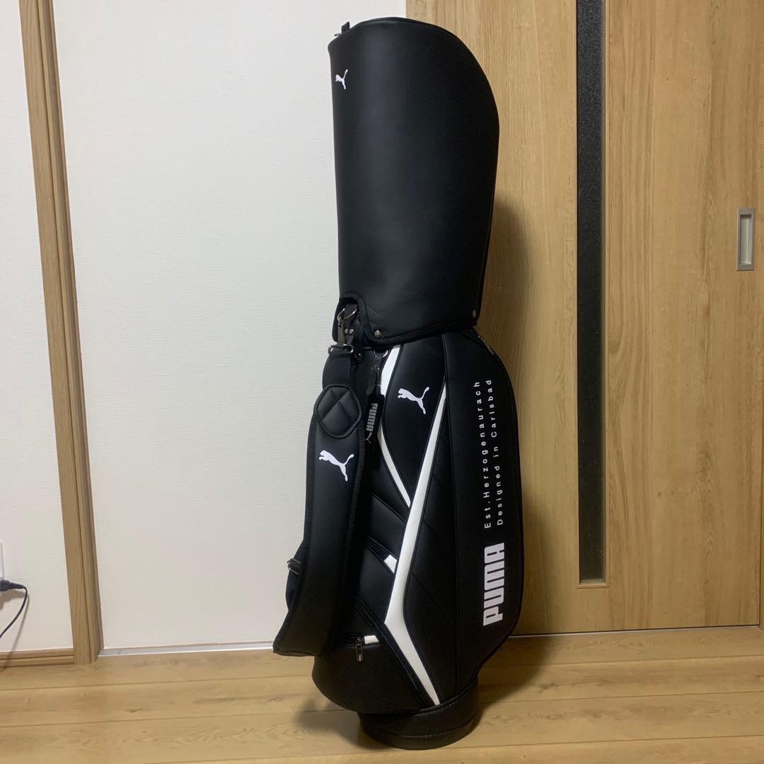 美品 プーマ PUMA ベーシック23CB キャディバッグ ブラック