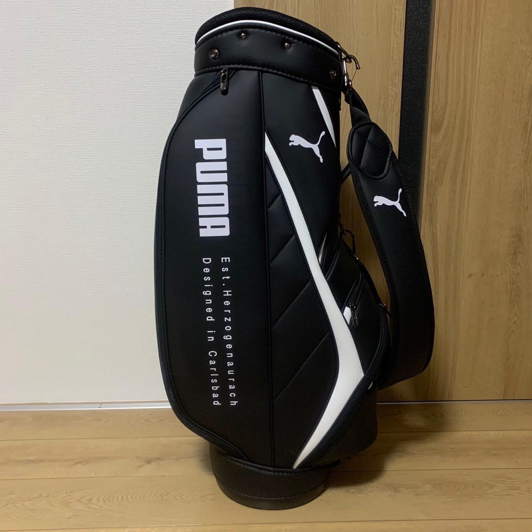 美品 プーマ PUMA ベーシック23CB キャディバッグ ブラック