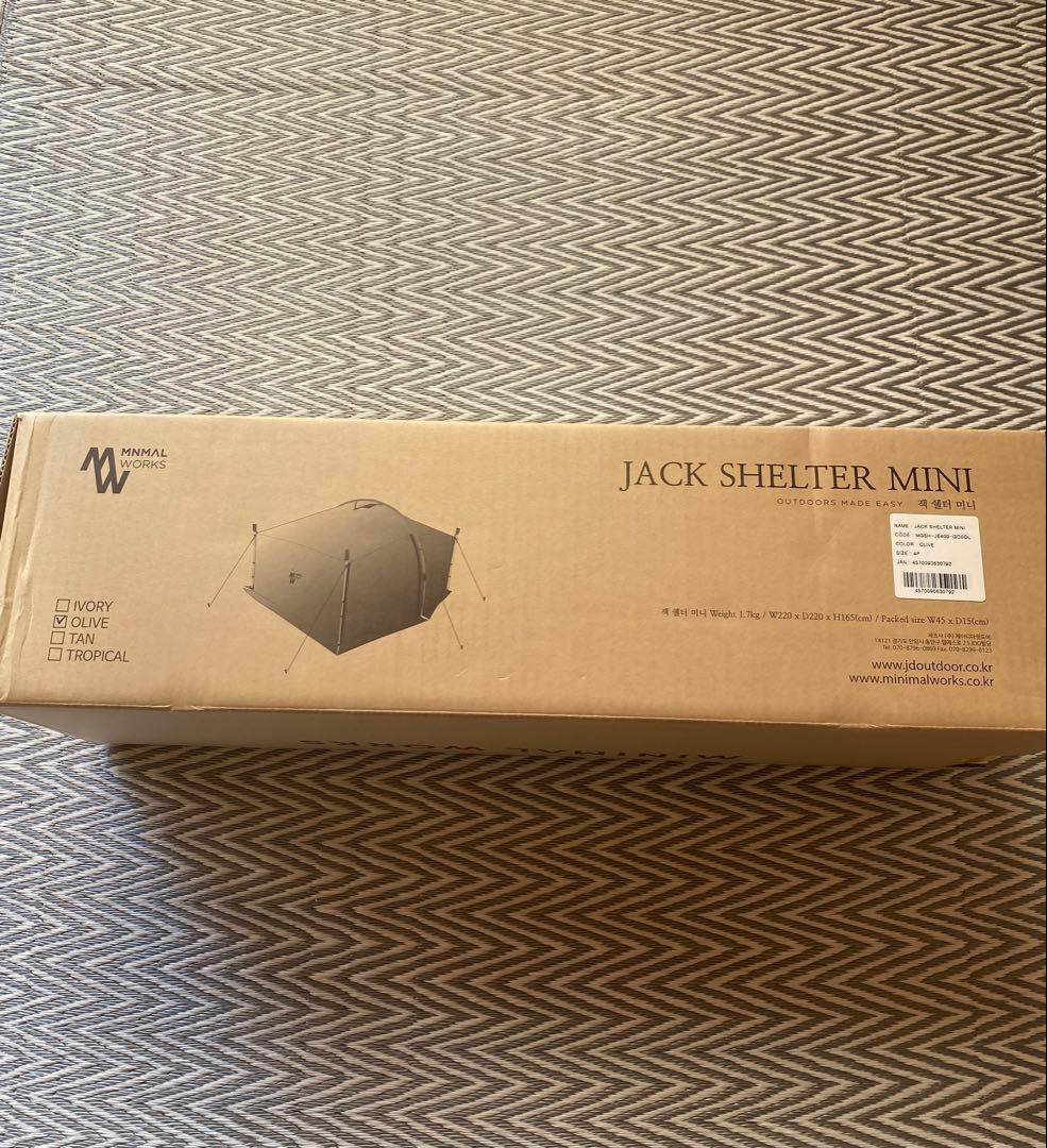 テント・タープ JACK SHELTER MINI / MINIMAL WARKS