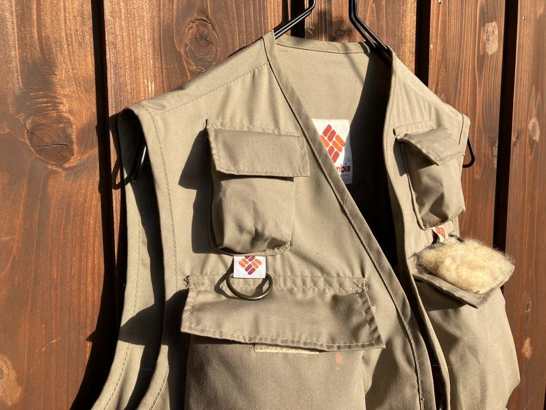 旧ロゴ　コロンビア Columbia フィッシングベスト　ジャケット　レトロ