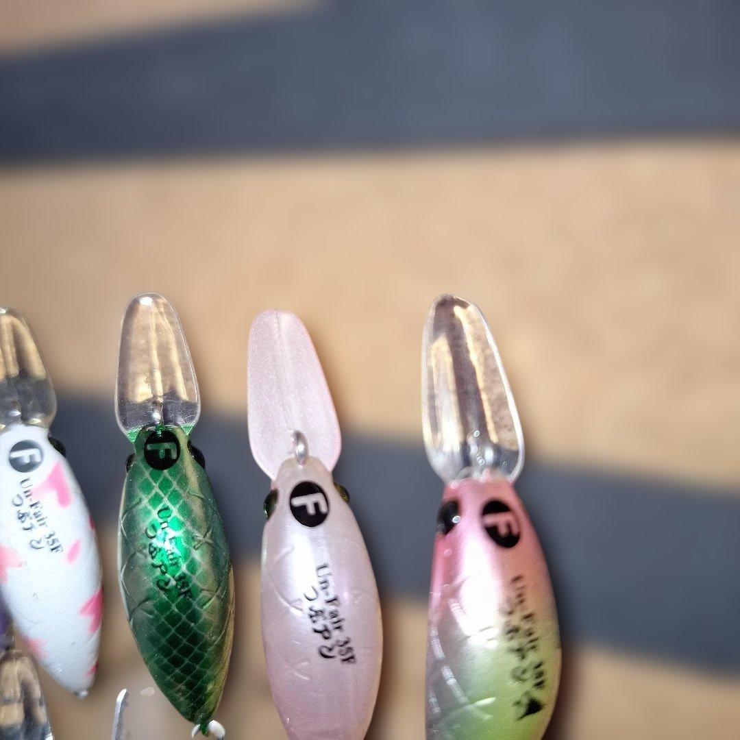希少アンフェアつぶあん35F　ラッキークラフト 10個セット　オリカラ限定