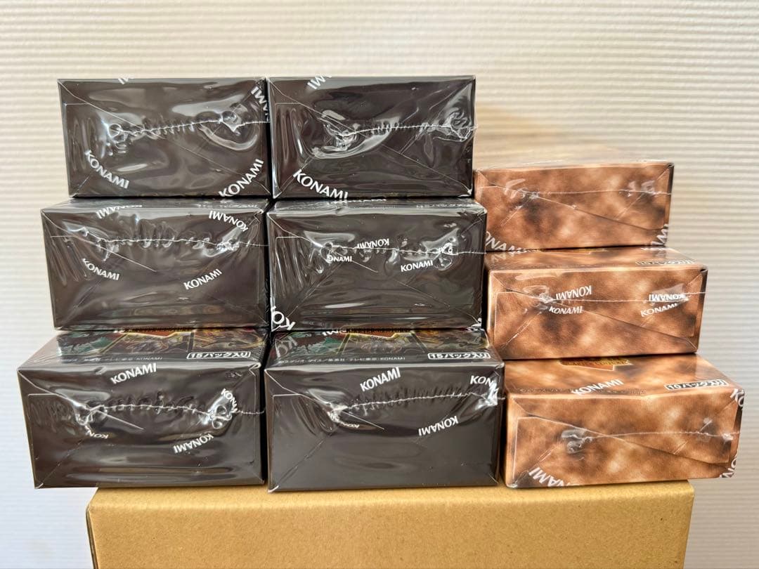遊戯王未開封シュリンク付き9box