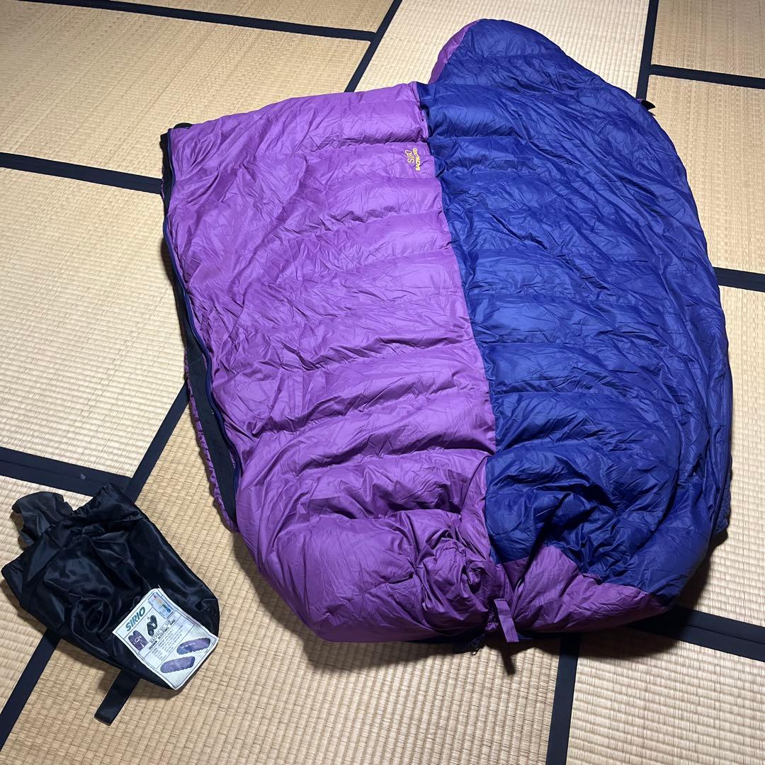 【レア ビンテージ】SIRIO シリオ ダウンシュラフ ダックダウン500g秋冬