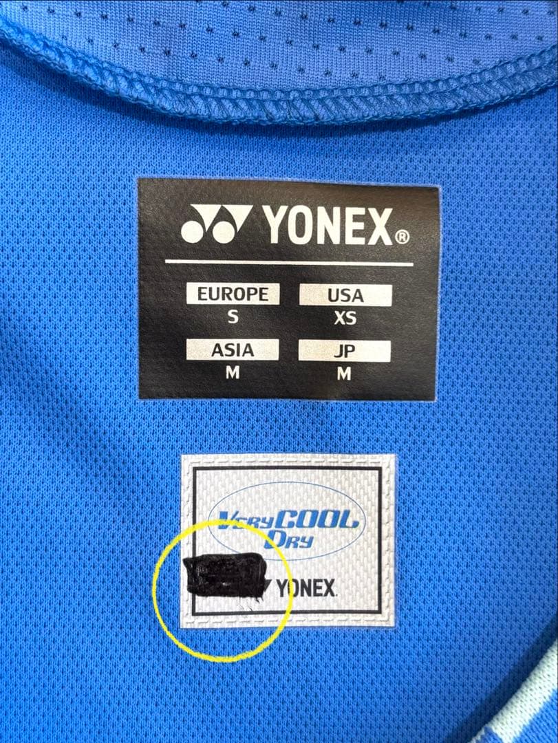YONEXヨネックス バドミントン ウェア ゲームシャツ サイズM