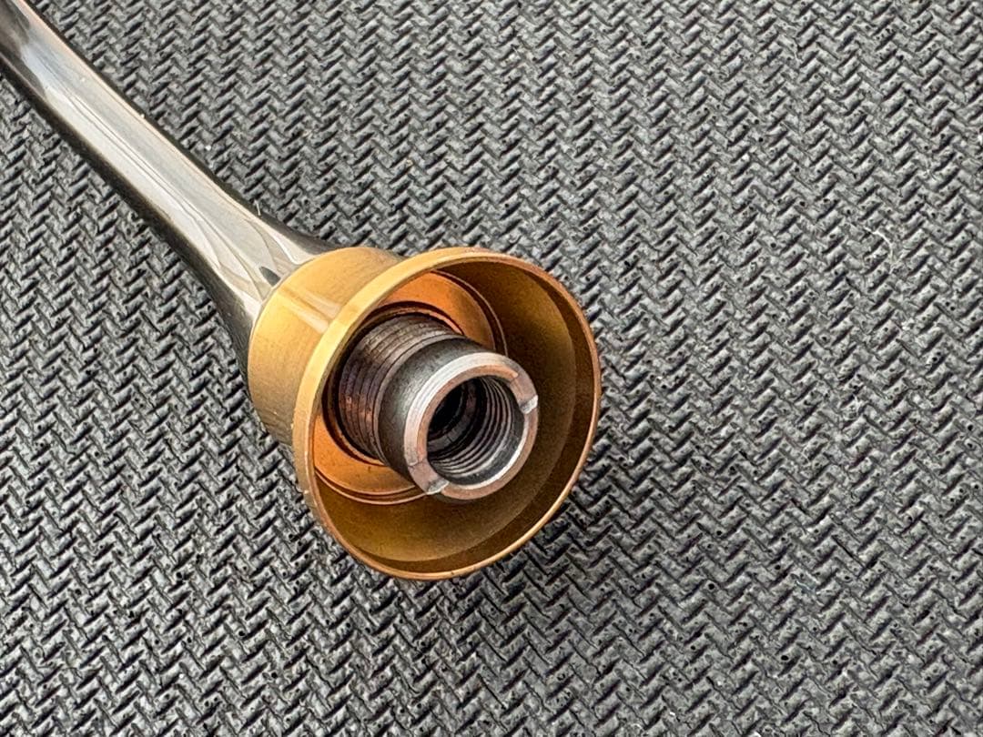 即日発送 SLP RCS マシンカットライトハンドル45mmザイオンノブ 極美品