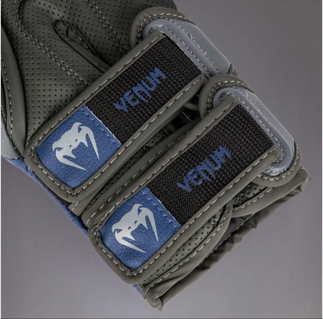 Venum ボクシンググローブ グレー/ブルー　16oz