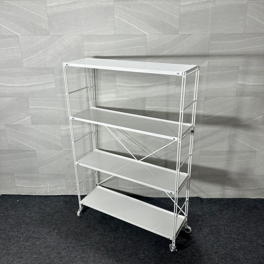 無印 スチールシェルフ スチール棚セット 小 幅84cm シンプル d3771