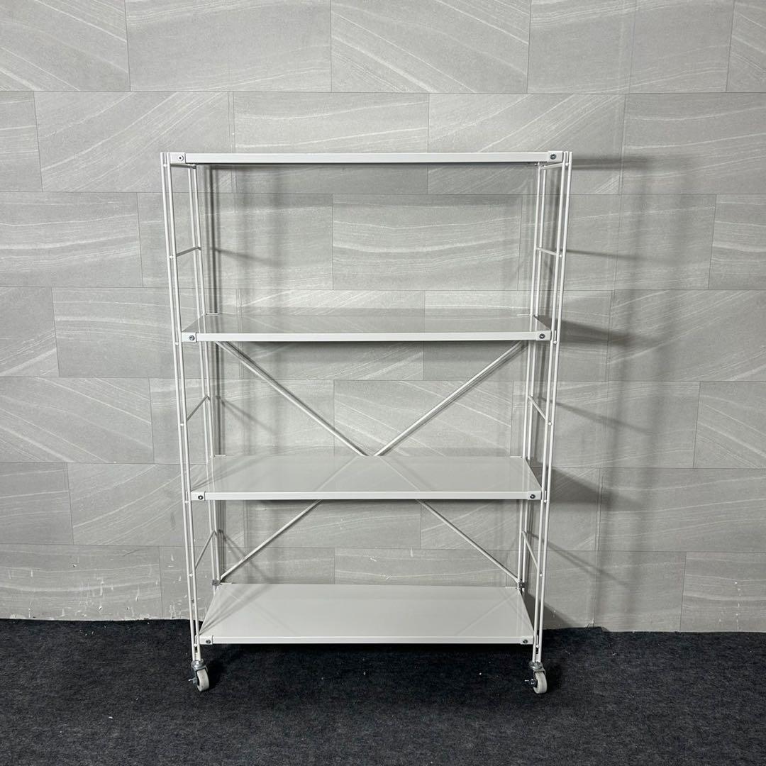 無印 スチールシェルフ スチール棚セット 小 幅84cm シンプル d3771