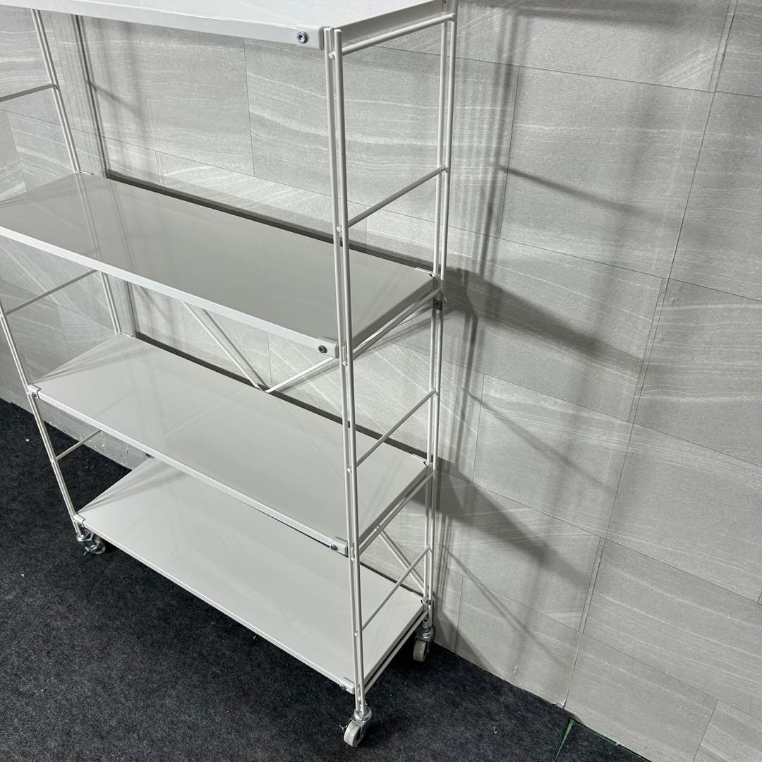 無印 スチールシェルフ スチール棚セット 小 幅84cm シンプル d3771