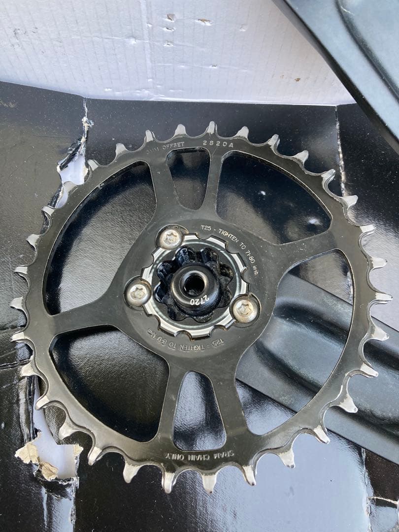 SRAM シングルスピード クランクセット 32T 175㎜　dub boost