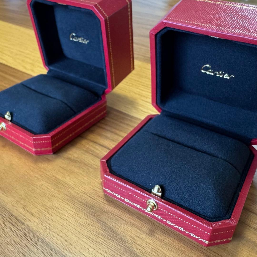 Cartier カルティエ 【美品】 リングケース + 外箱　各2個