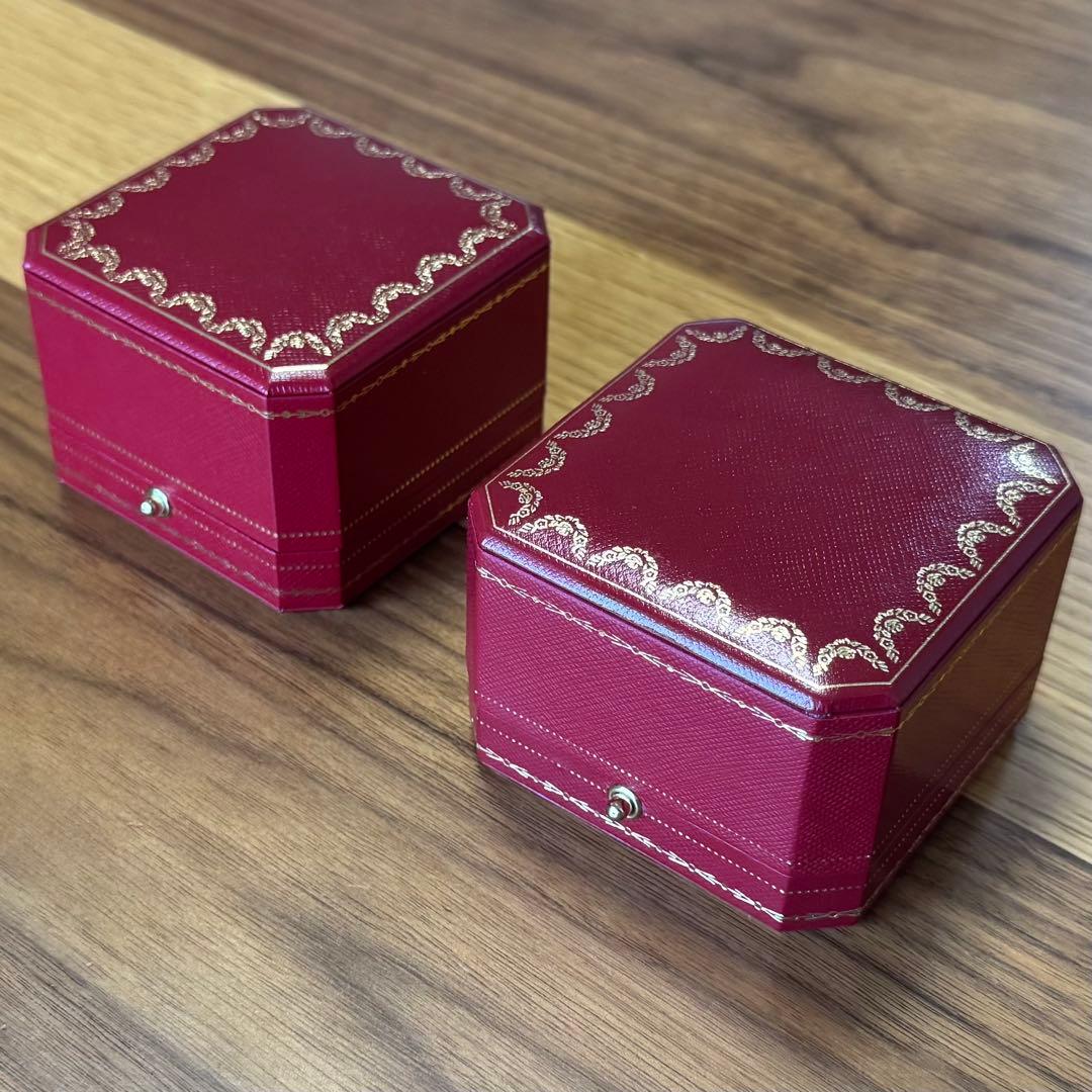 Cartier カルティエ 【美品】 リングケース + 外箱　各2個