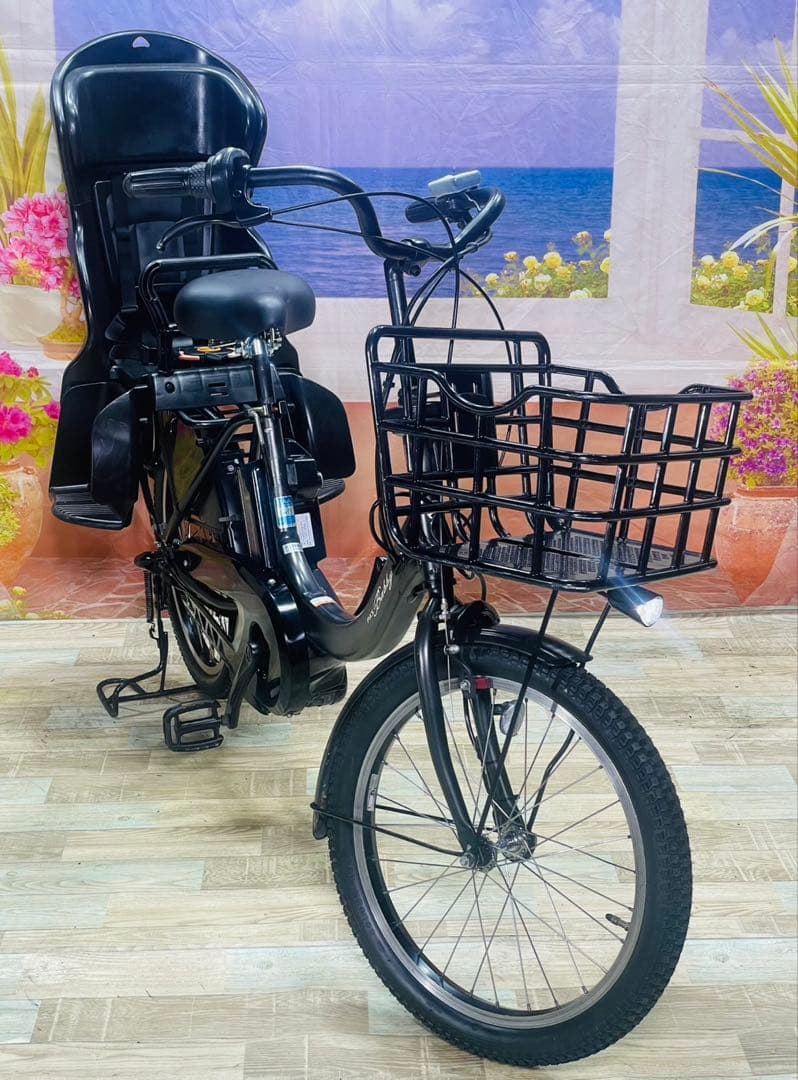 人気モデル！パスバビー12AH⭐️ヤマハ子供乗せ電動アシスト自転車Y3439