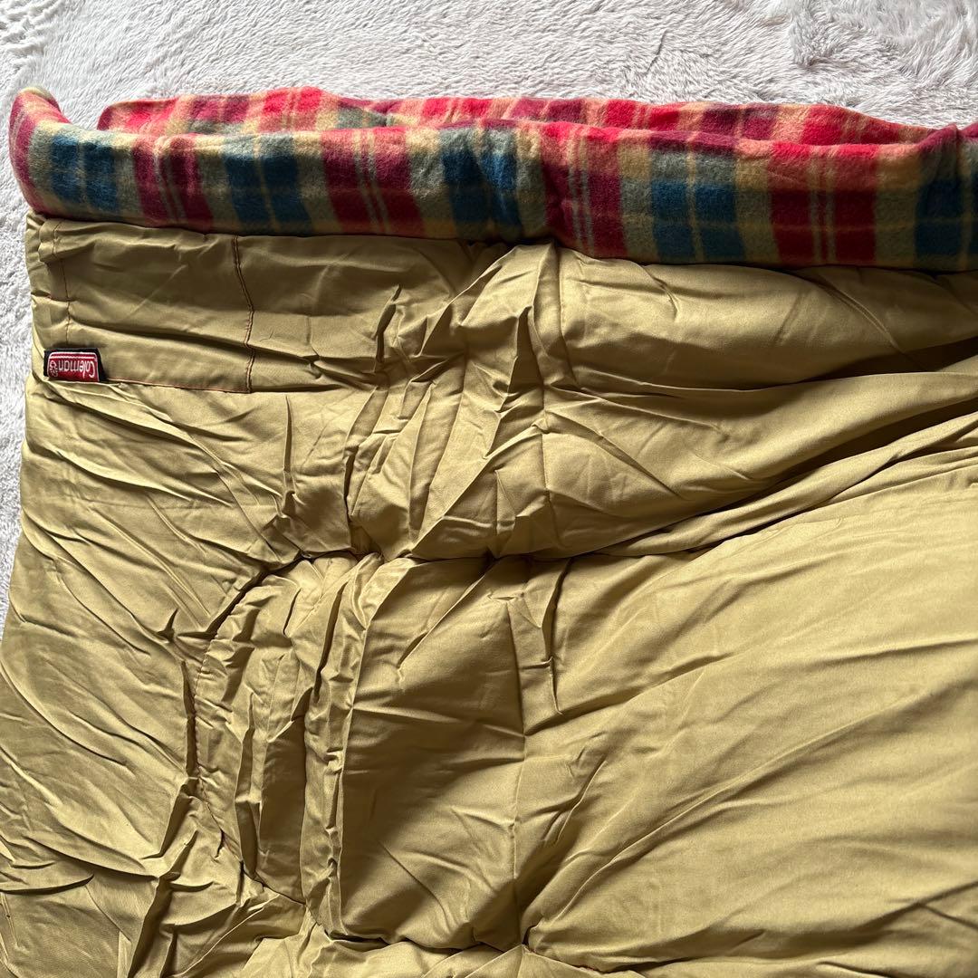 Coleman ベージュ 寝袋 ドローコード付き