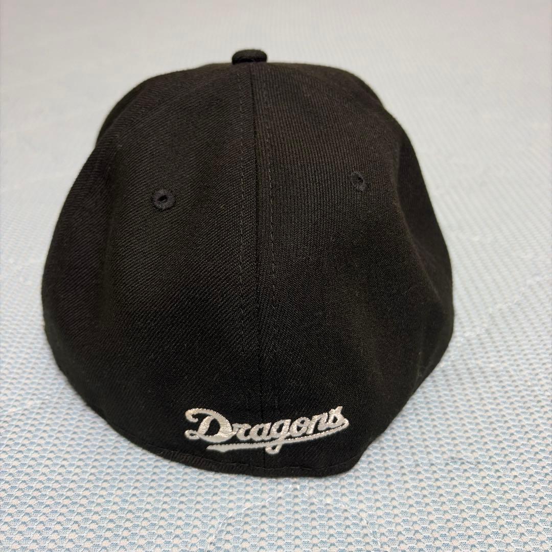 中日ドラゴンズ　New Era 59FIFTY ブラック キャップ 7 1/2