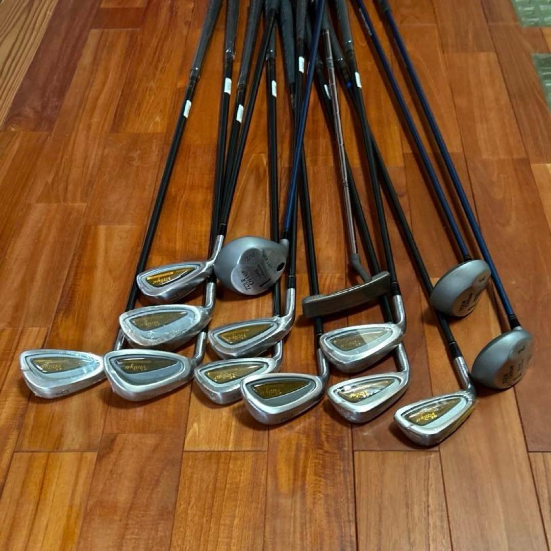 左利き用ゴルフ　フルセット　TRUSSARDI GOLF ブラック　ほぼ未使用品