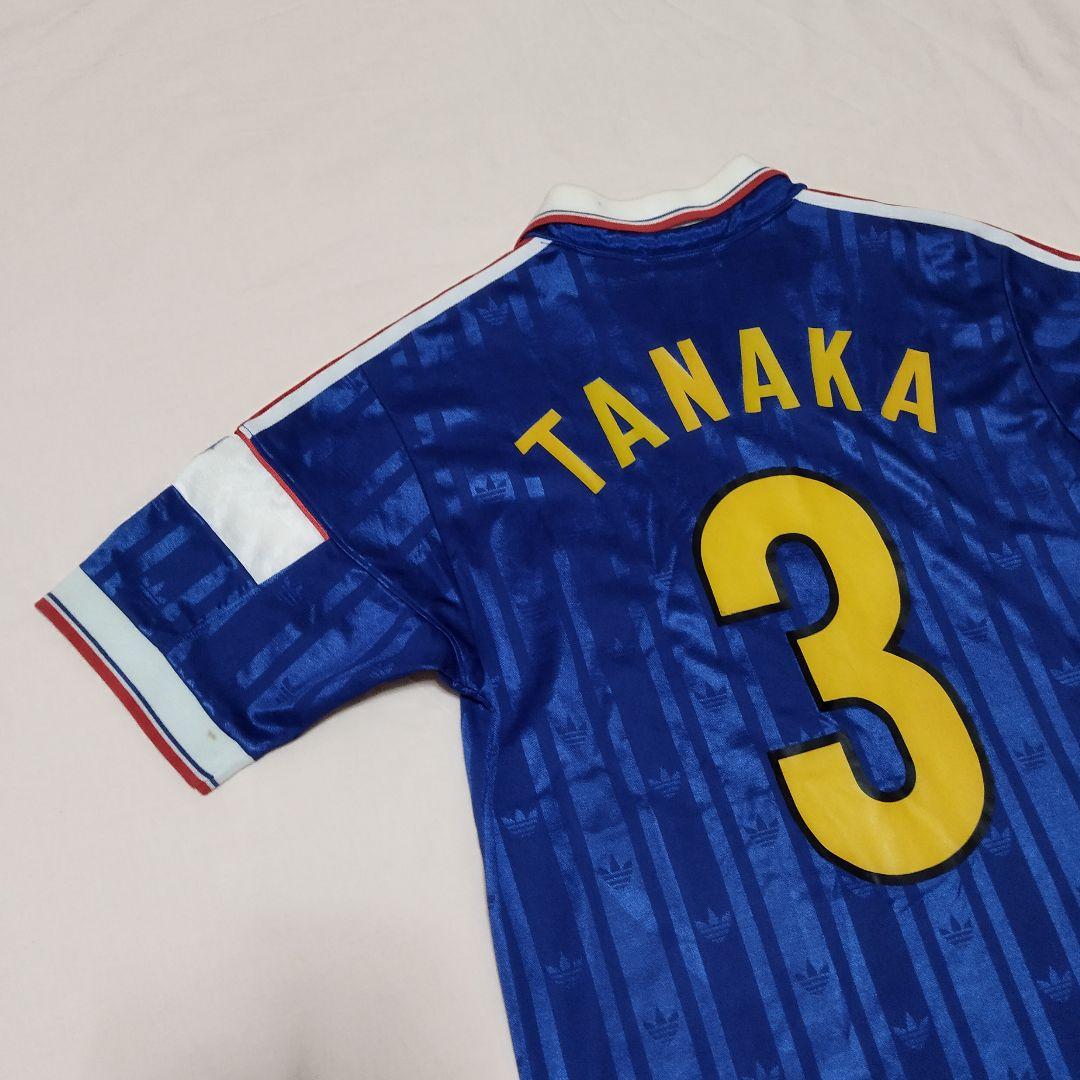 アディダス　日産自動車　田中真二　選手支給品　　　 サッカー　80s 　Mサイズ