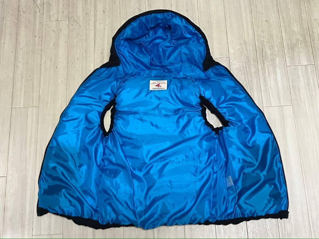 冒険用品 シュラフダウンベスト ブラック ジェットセッター Ｌサイズ